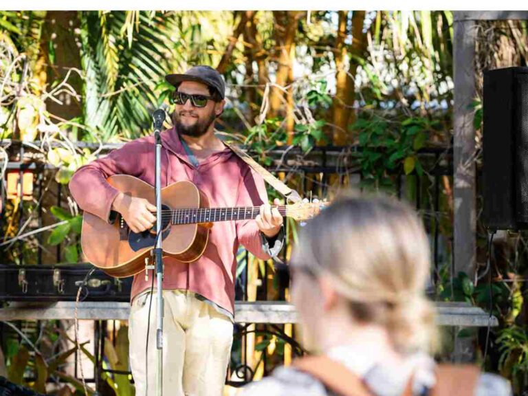 Live music in a beautiful setting